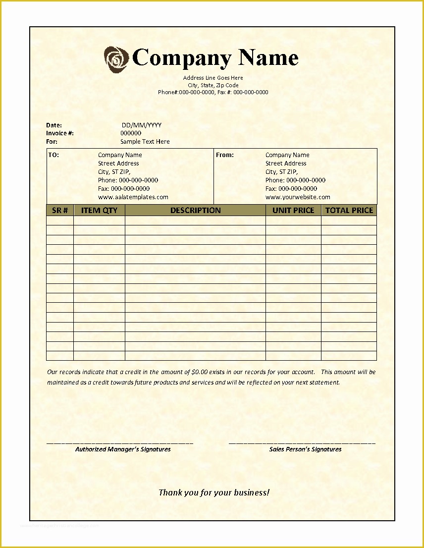 Free Printable Construction Invoice Template Of 8 Free Printable Invoice Template