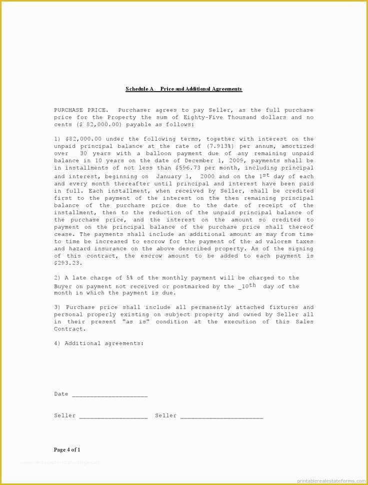 Free Printable Contract for Deed Template Of Contract for Deed Template Illinois Templates Resume