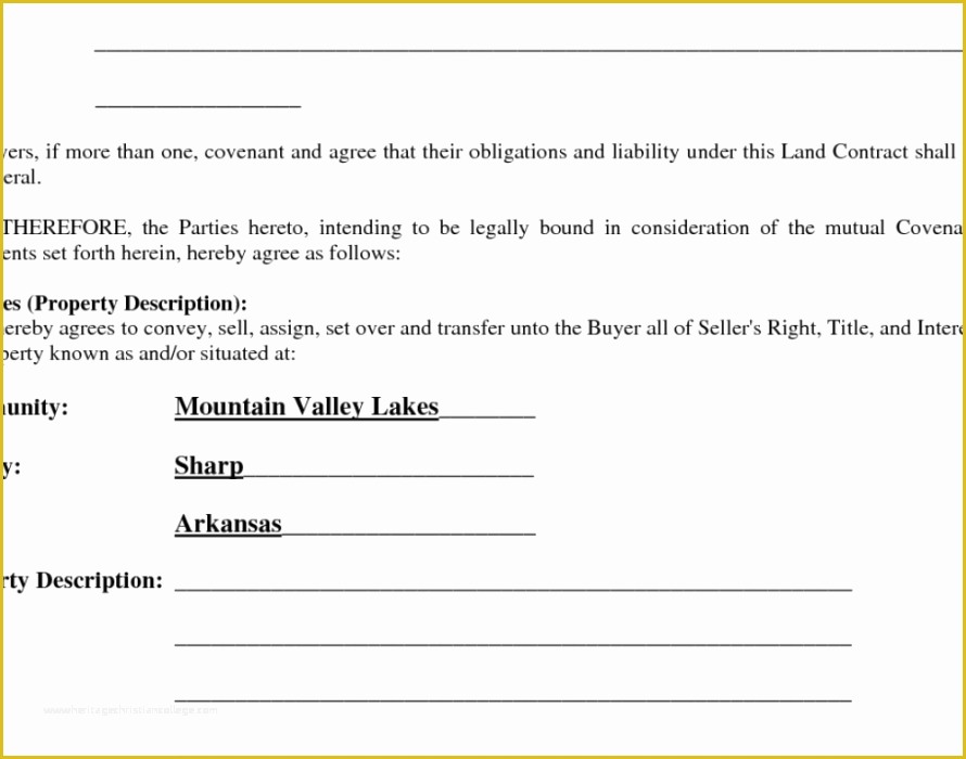 Free Printable Contract for Deed Template Of Free Printable Contract for Deed Pics – 39 Lovely Free