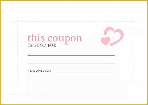 Free Printable Coupon Templates Of 28 Homemade Coupon Templates – Free Sample Example