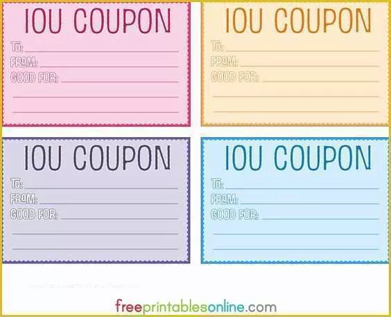 42 Free Printable Coupon Templates