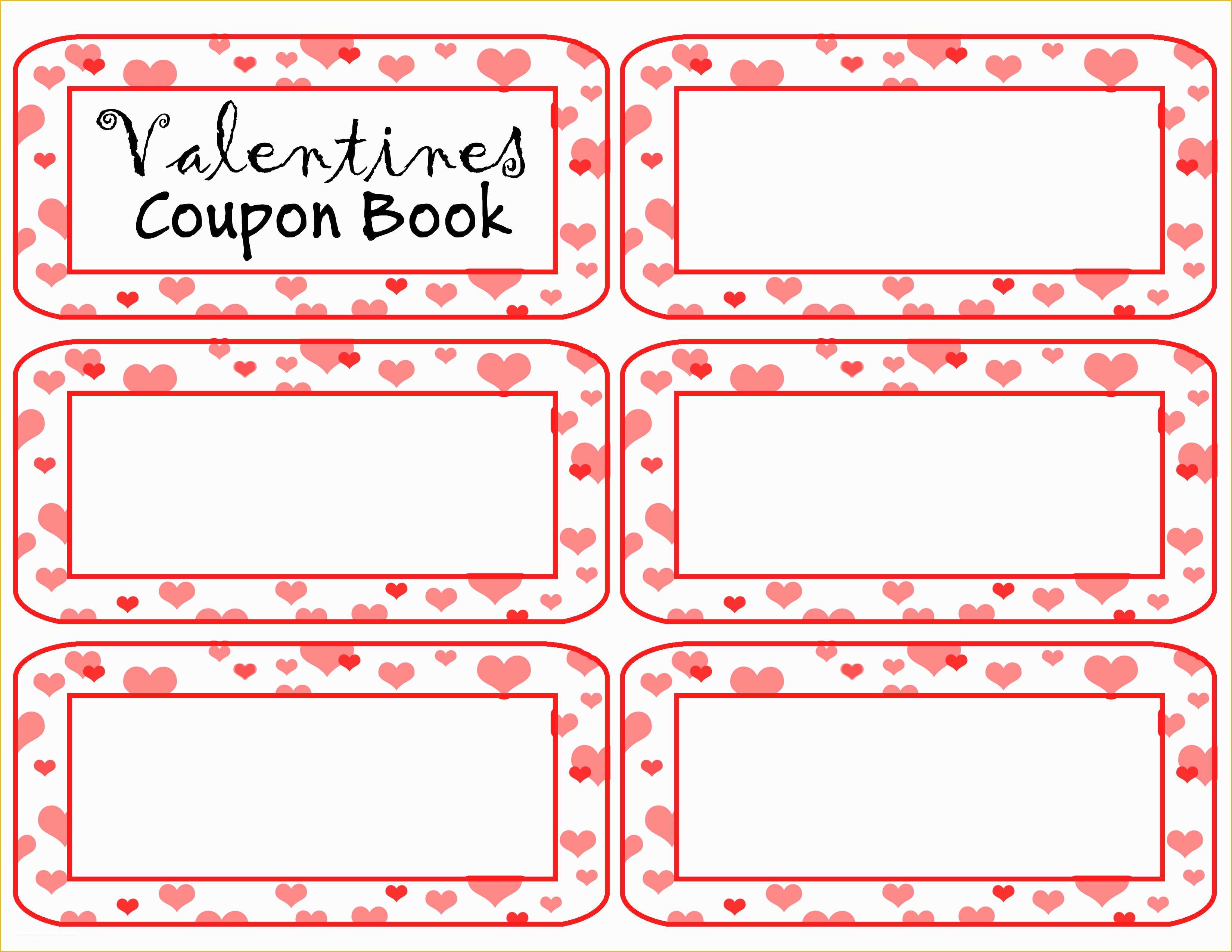 Free Printable Coupon Templates Of Coupon Book Template