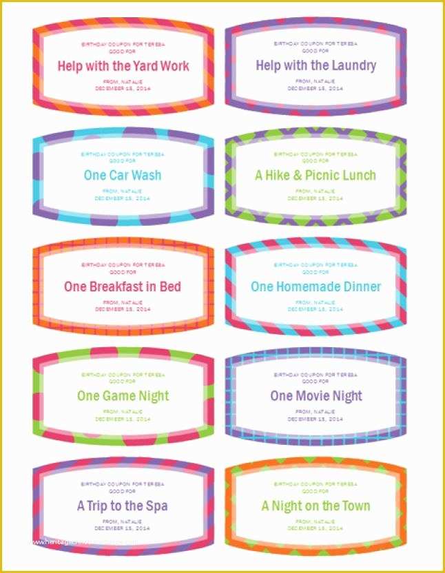 Printable Coupon Template Pdf