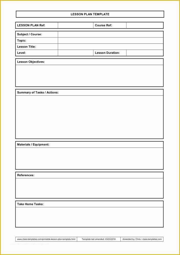 Free Printable Daily Lesson Plan Template Of Best 25 Lesson Plan Templates Ideas On Pinterest