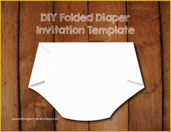 Free Printable Diaper Invitation Template Of 35 Diaper Invitation Templates – Psd Vector Eps Ai