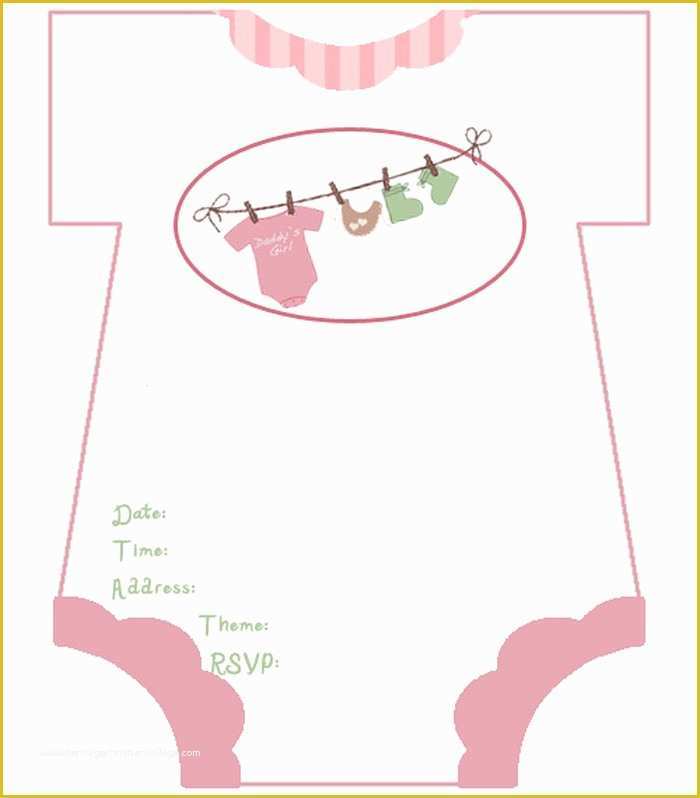 Free Printable Diaper Invitation Template Of Diaper Baby Shower Invitations Free Template