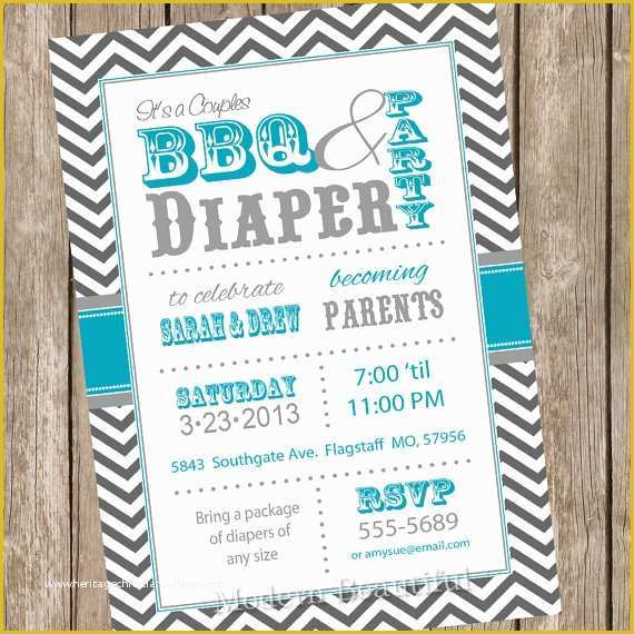 Free Printable Diaper Party Invitation Templates Of 7 Best Of Diaper Shower Invitations Printable