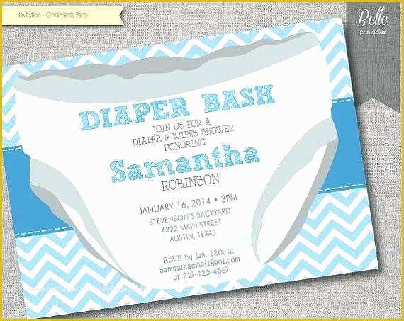 Free Printable Diaper Party Invitation Templates Of Diaper Party Invitation Template – Onairprojectfo