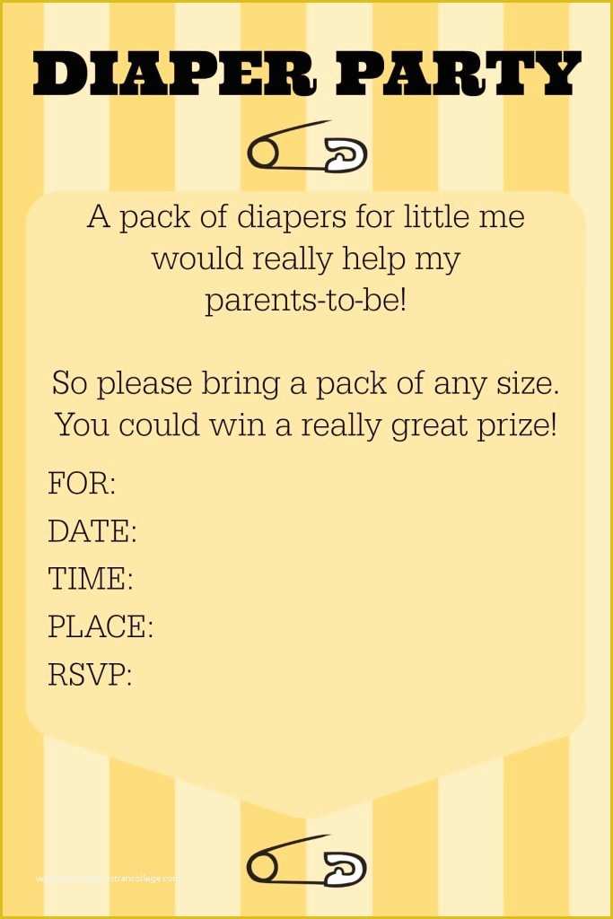 Free Printable Diaper Party Invitation Templates Of How to Throw A Diaper Party Pampersfirsts Ad