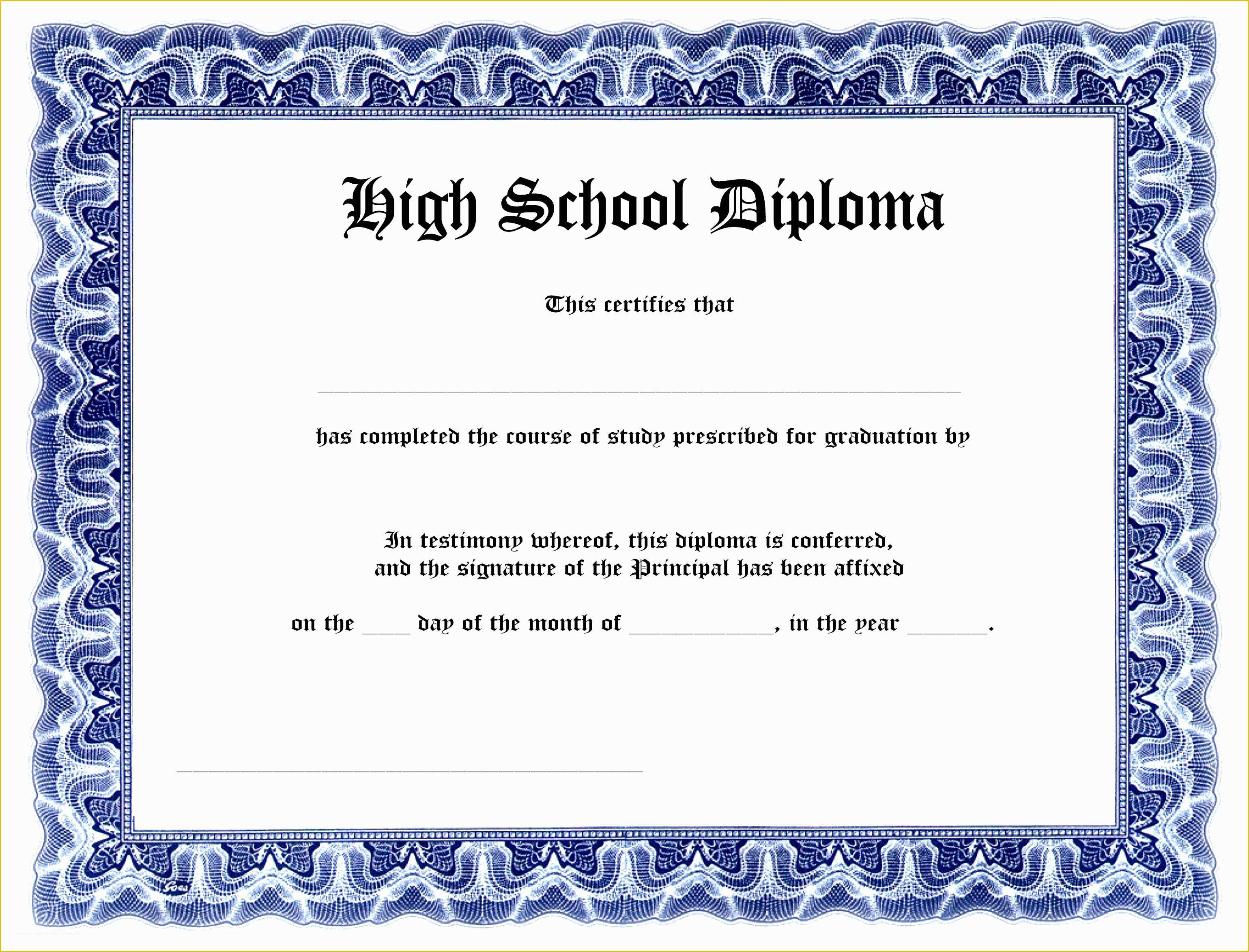 Free Printable Diploma Template Of 9 Printable Fake Diploma Templates Tiati