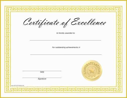 Free Printable Diploma Template Of Blank Certificates