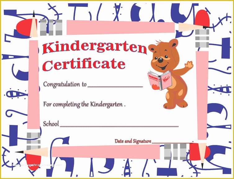 Free Printable Diploma Template Of Kindergarten Diploma Certificates Printable Templates