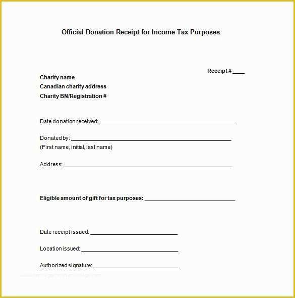 Free Printable Donation Receipt Template Of 18 Donation Receipt Templates Doc Pdf