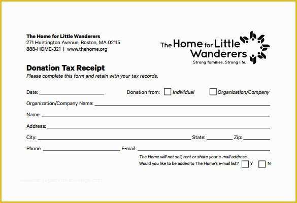 Free Printable Donation Receipt Template Of 20 Donation Receipt Templates Pdf Word Excel Pages