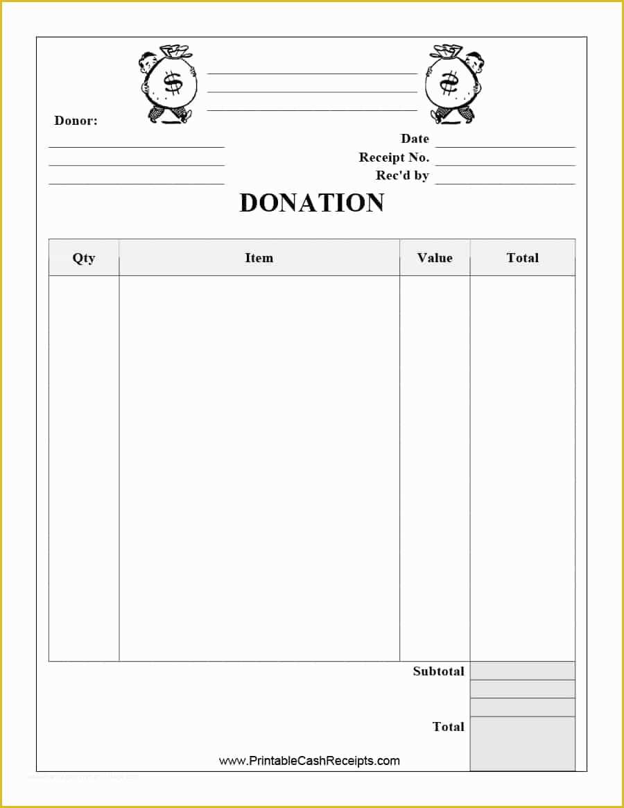 Free Printable Donation Receipt Template Of 40 Donation Receipt Templates & Letters [goodwill Non Profit]