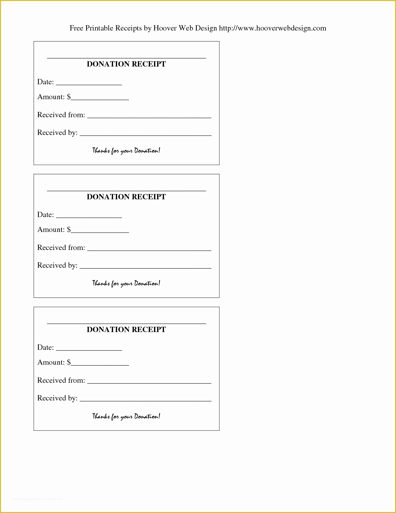 Free Printable Donation Receipt Template Of 9 Best Of Printable Donation Receipts Printable