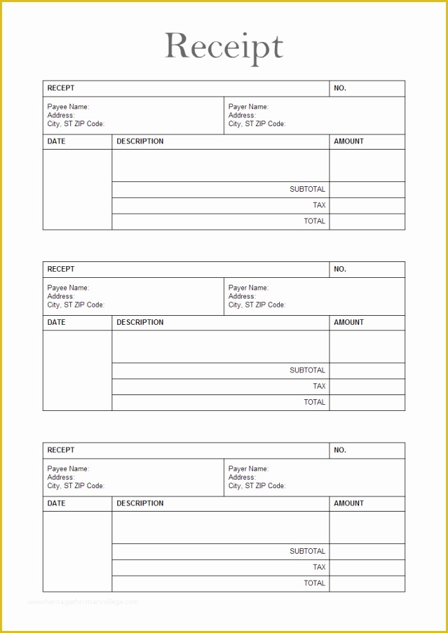 Free Printable Donation Receipt Template Of Calendar Printable