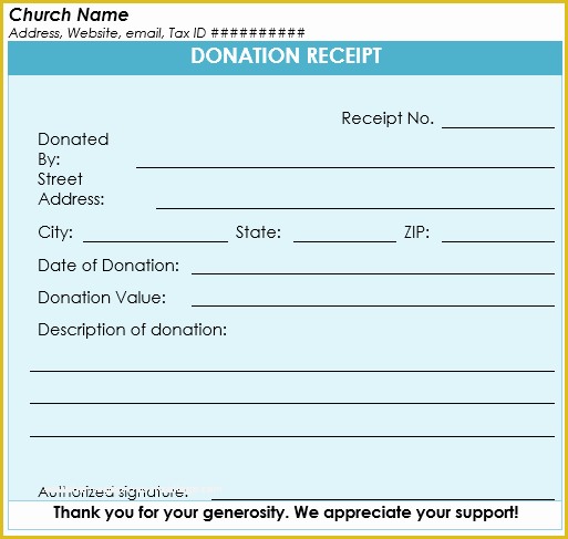 Free Printable Donation Receipt Template Of Donation Receipt Template 12 Free Samples In Word and Excel