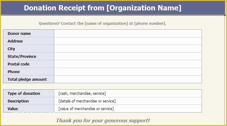 Free Printable Donation Receipt Template Of Free Printable Donation Receipt Template for Church Temple