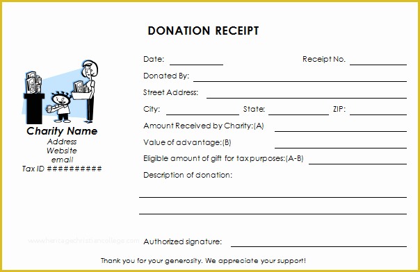 Free Printable Donation Receipt Template Of Ultimate Guide to the Donation Receipt 7 Must Haves & 6