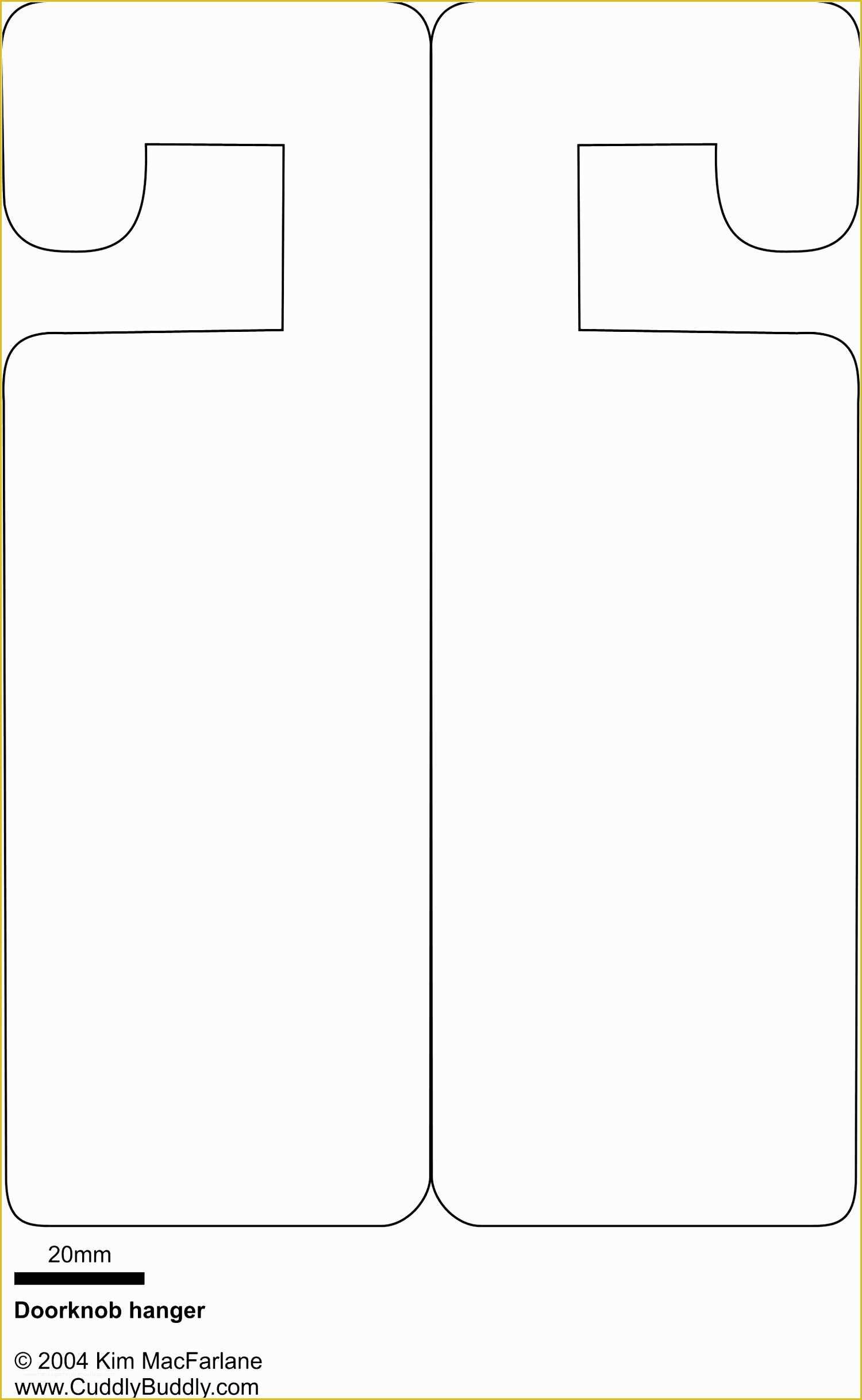 Free Printable Door Hanger Template Of 8 Wedding Door Hanger Template for Word Poure