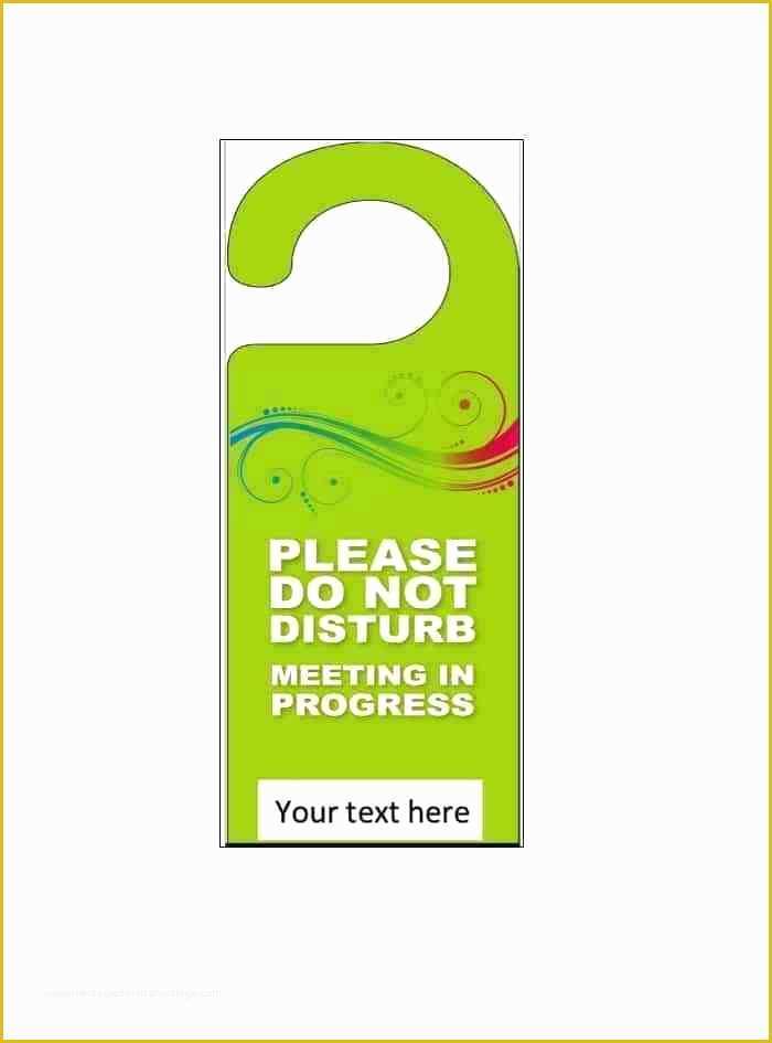 Free Printable Door Hanger Template Of Image 0 Pany Newsletter Ideas Templates Paper Door