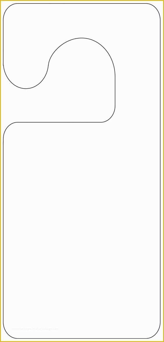 Free Printable Door Hanger Template Of Printable Door Hanger Template