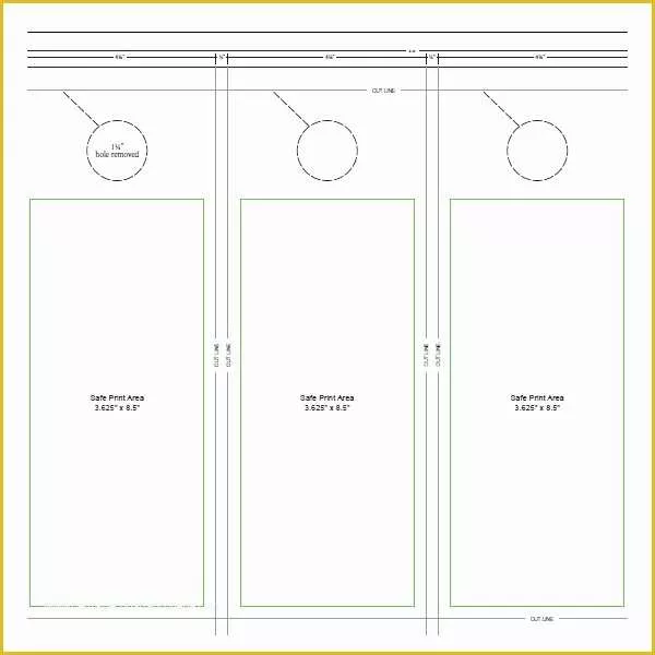 Free Printable Door Knob Hanger Template Of 15 Door Hangers