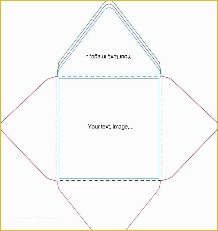 Free Printable Envelope Templates Of Envelope Square Envelope Template