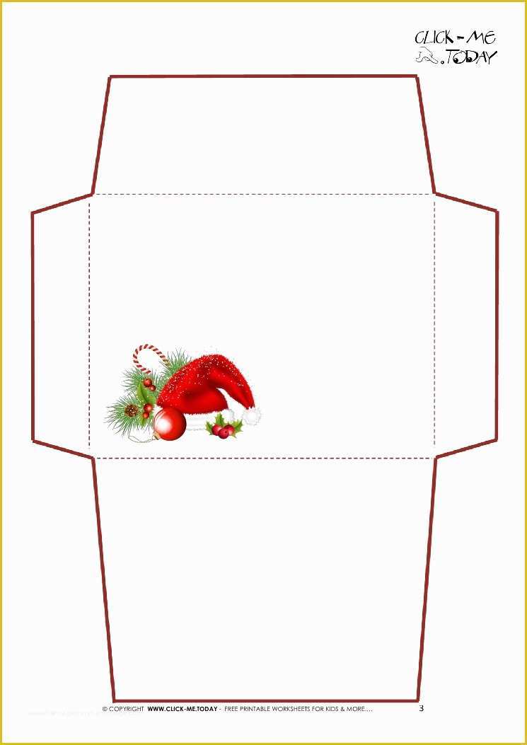 Free Printable Envelope Templates Of Santa Envelopes Free Printable Templates Christmas 