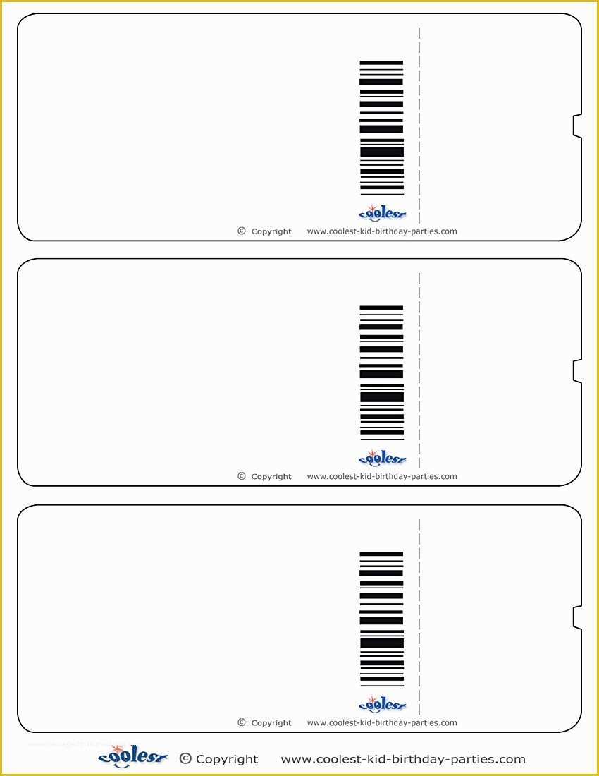 Free Printable event Ticket Template Of Blank Ticket Template Mughals