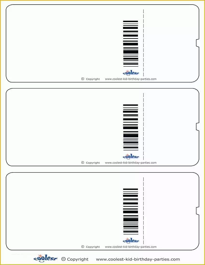 Free Printable event Ticket Template Of Blank Ticket Template Mughals