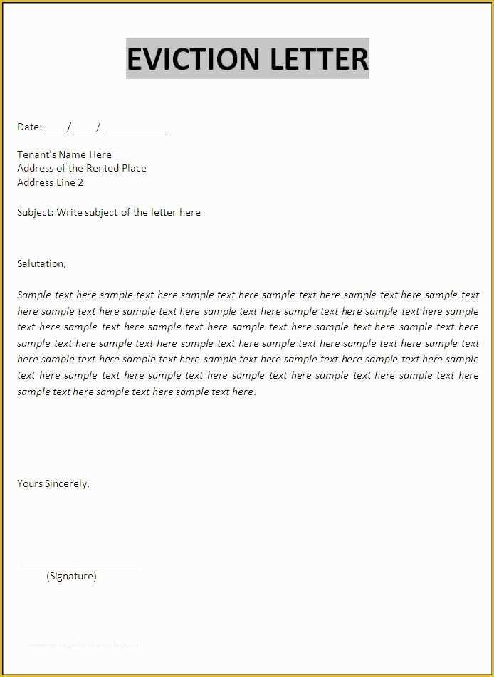Free Printable Eviction Notice Template Of 1000 Images About Real Estate forms Word On Pinterest