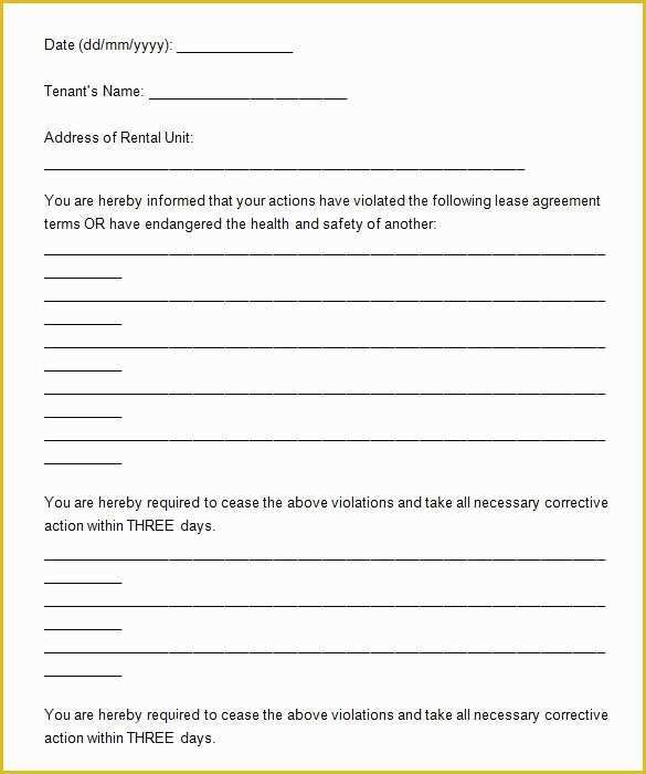 Free Printable Eviction Notice Template Of 22 Sample Eviction Notice Templates Pdf Google Docs