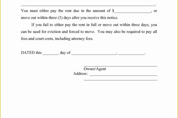 Free Printable Eviction Notice Template Of Eviction Notice Template Scope Of Work Template