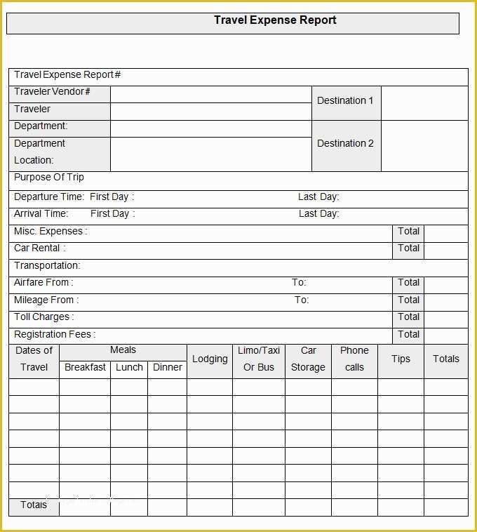Free Printable Expense Reports Templates Of 29 Expense Report Templates Pdf Doc