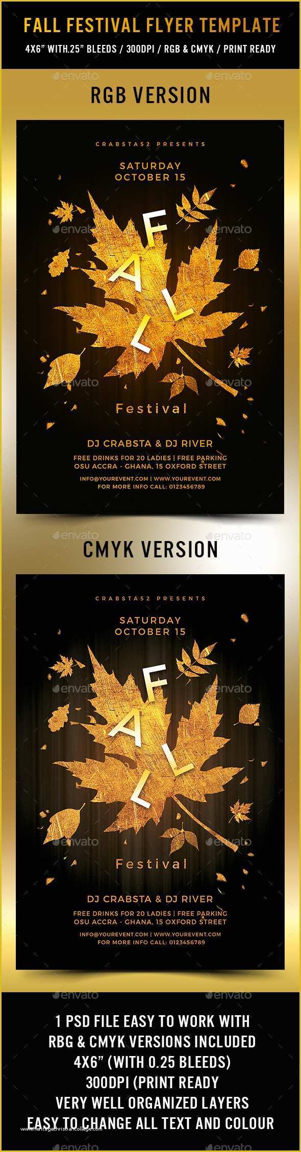 Free Printable Fall Festival Flyer Templates Of Fall Festival Flyer Template by Crabsta52