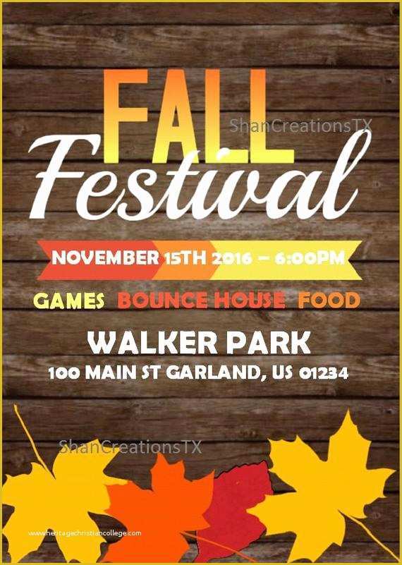 Free Printable Fall Festival Flyer Templates Of Fall Flyer Party Flyer Diy Printable event Flyer Template