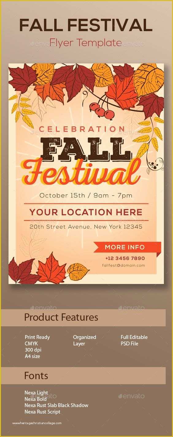 Free Printable Fall Festival Flyer Templates Of Festivals Flyer Template and Design On Pinterest