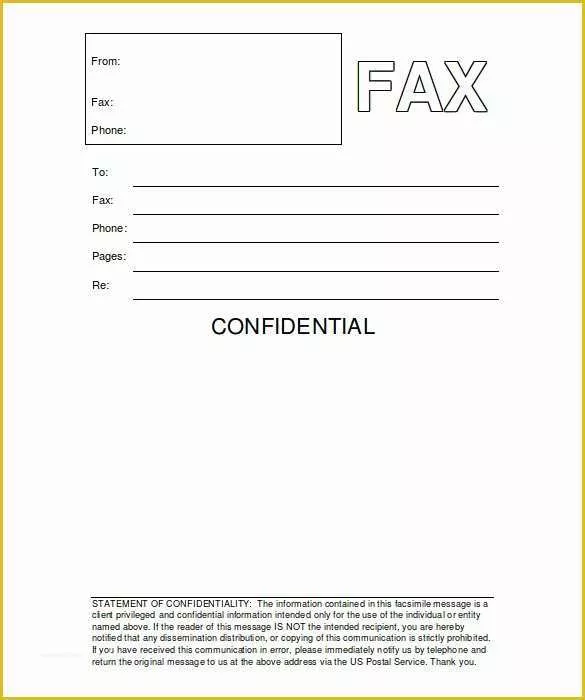Free Printable Fax Cover Letter Template Of 12 Free Fax Cover Sheet Templates – Free Sample Example