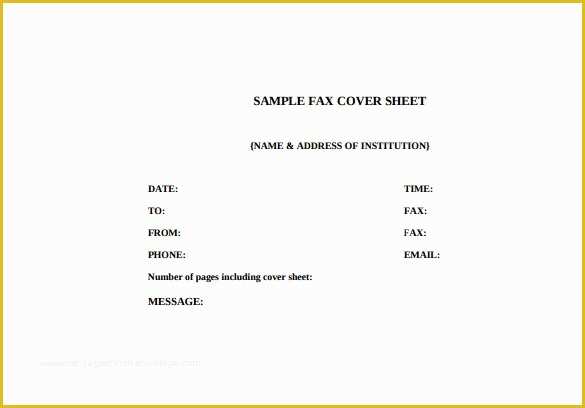 Free Printable Fax Cover Letter Template Of 7 Fax Cover Letter Templates Free Sample Example