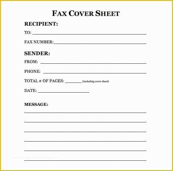 Free Printable Fax Cover Letter Template Of Fax Cover Sheet 11 Free Pro Templates You Can Use Right