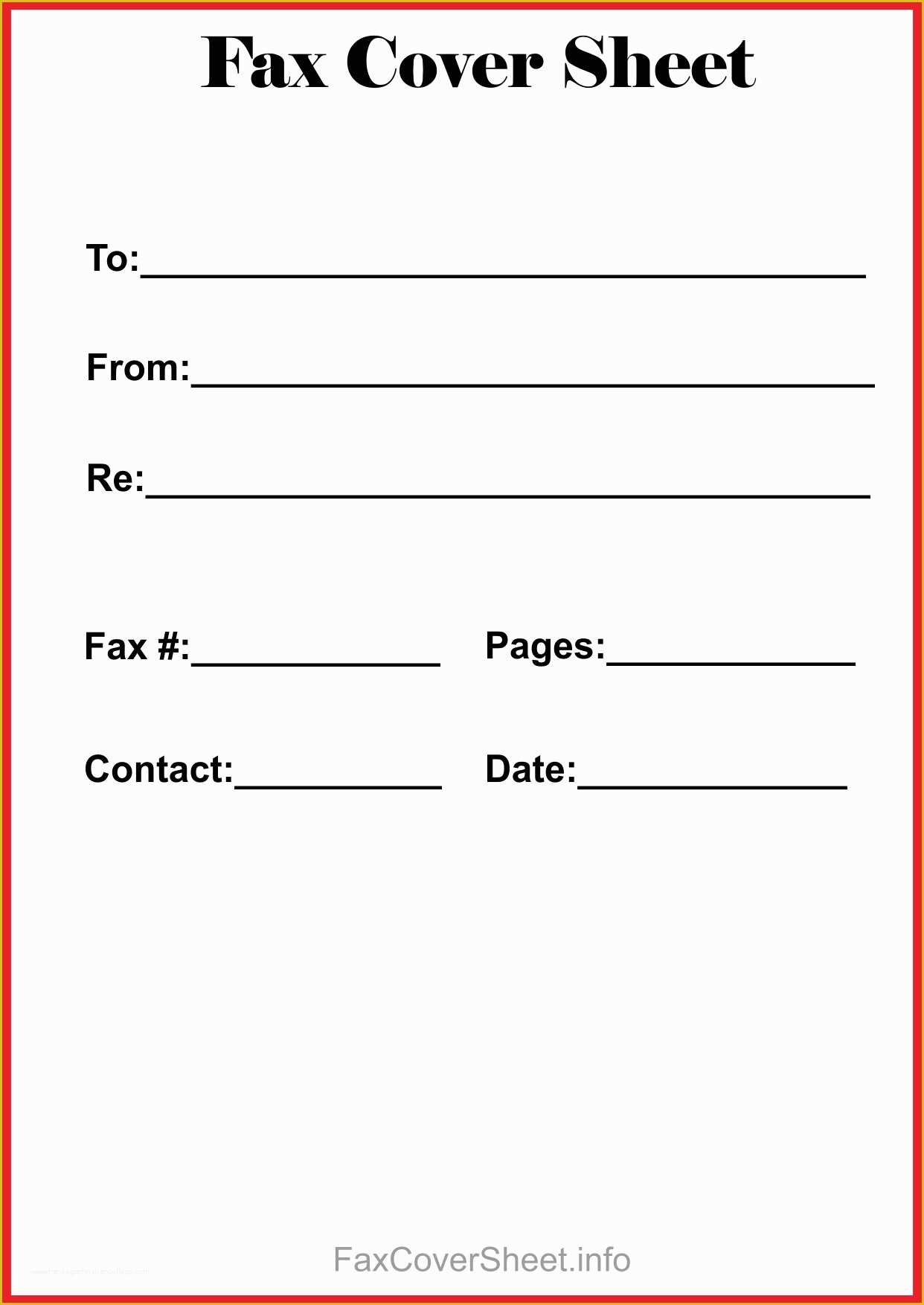 Free Printable Fax Cover Letter Template Of Free Fax Cover Sheet Template Download