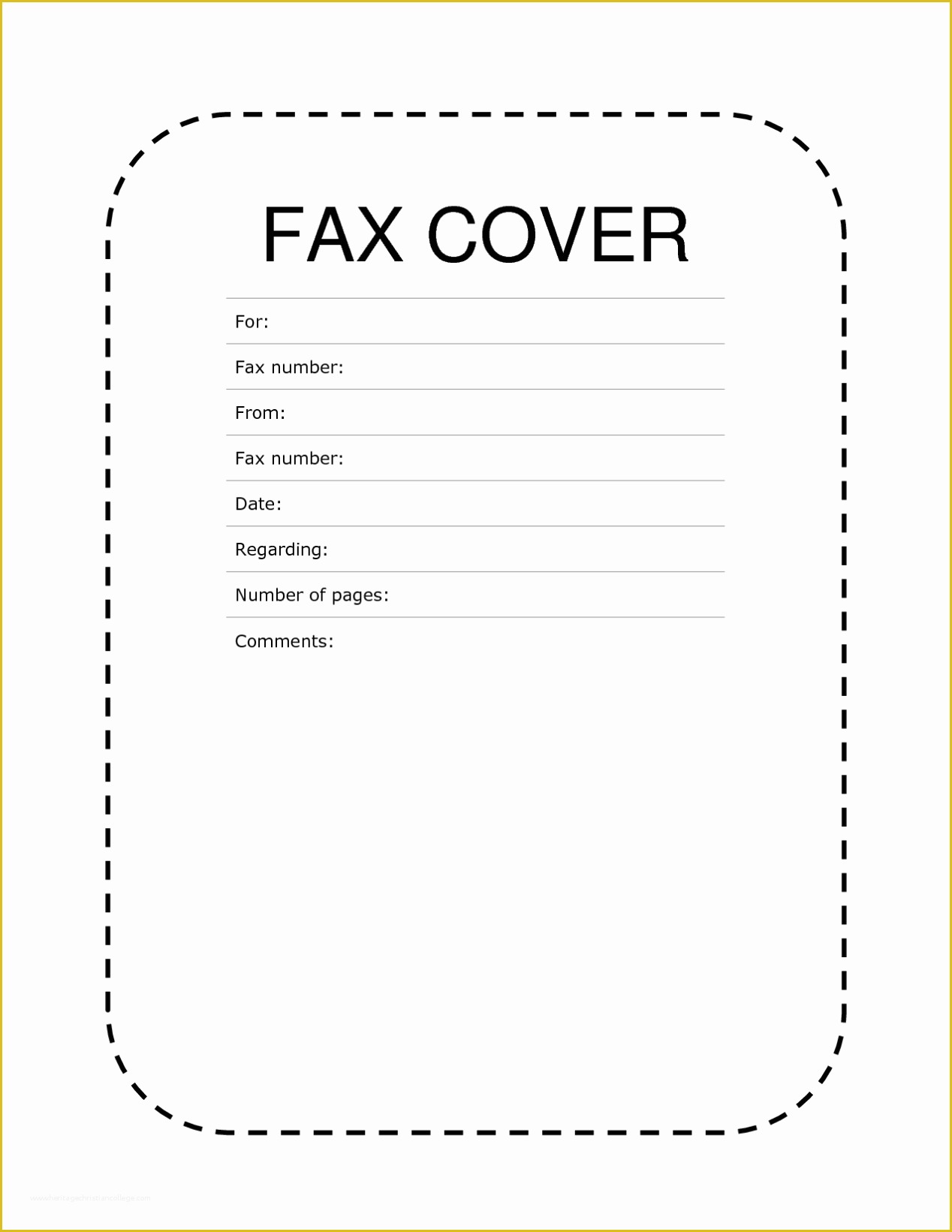 Free Printable Fax Cover Letter Template Of Free Printable Fax Cover Sheet Pdf Word Template Sample