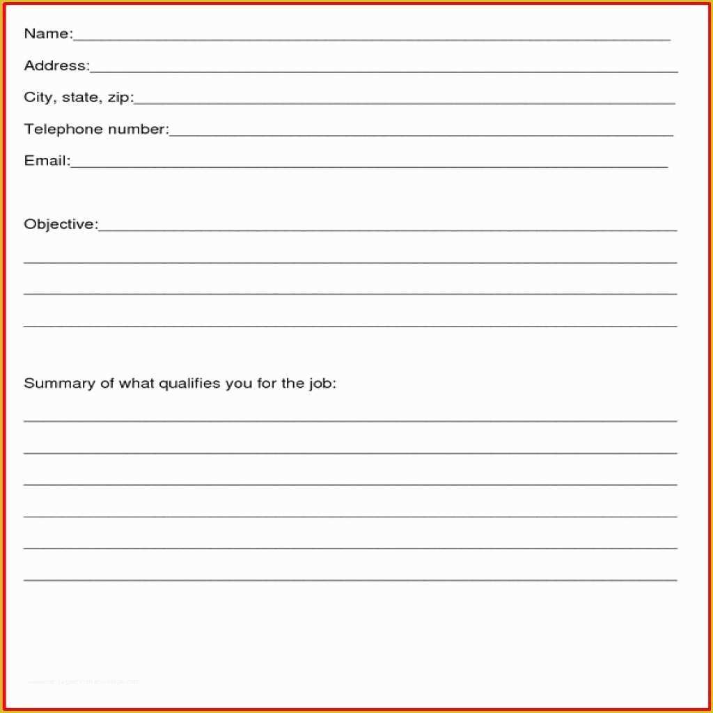 Free Printable Fill In The Blank Resume Templates Of Blank Fill In free-printable-fill-in-the-blank-resume-templates-of-blank-fill-in