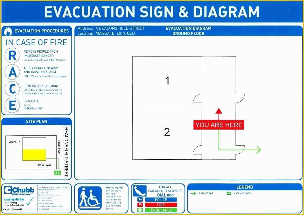 Free Printable Fire Escape Plan Template Of Free Fire Evacuation Plan Template