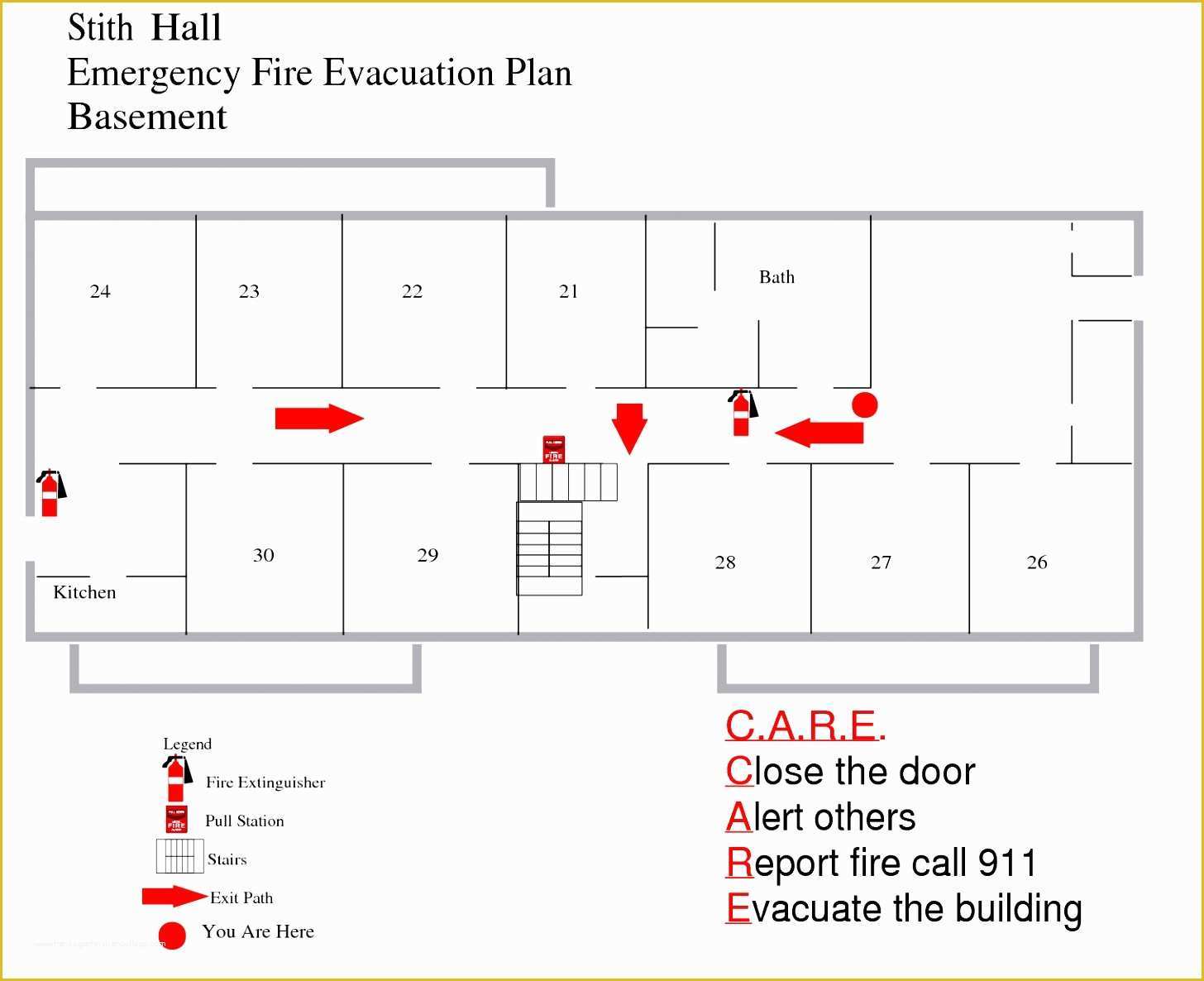 Free Printable Fire Escape Plan Template Of Home Fire Evacuation Plan Sample