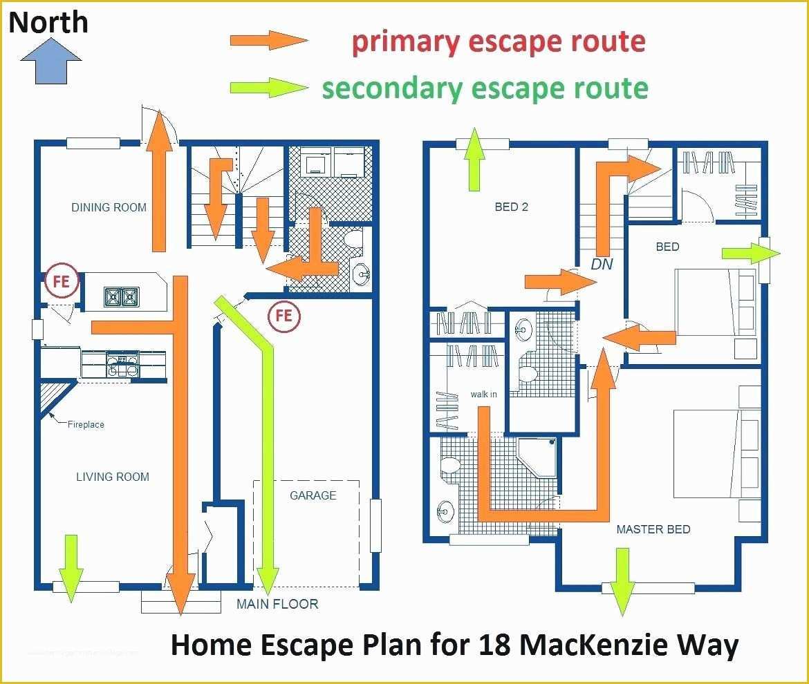 Free Printable Fire Escape Plan Template Of New Free Printable Fire Escape Plan Template