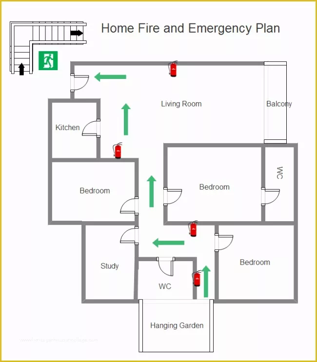 Free Printable Fire Escape Plan Template Of Use the Ideal tool to Make the Perfect Home Emergency