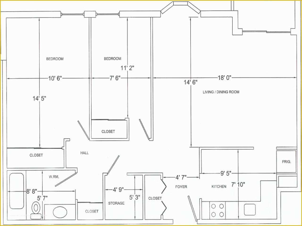 Free Printable Floor Plan Templates Of 1 4 Scale Furniture Templates Printable Floor Plan